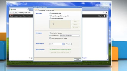 How to change password settings for specific sites in Google™ Chrome on a Windows® Vista-based Pc?