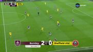 Burnley FC with a Goal vs. Sheffield United FC