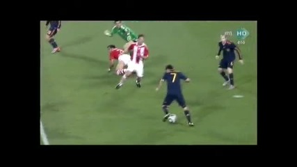 Давид Вия Спасява Испания с Блестящ гол; Парагвай - Испания (0:1) 