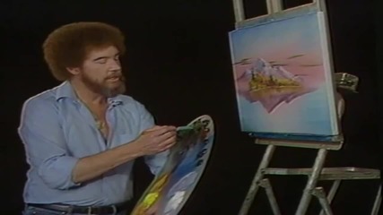 S02 Радостта на живописта с Bob Ross E08 - отражения ღобучение в рисуване, живописღ