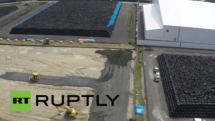Дрон засне тонове ядрени отпадъци край Фукушима