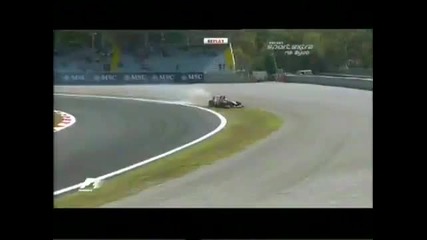 Gp Monza 2009 - Fisichella Crash