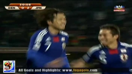 World cup Дания - Япония 2:0 