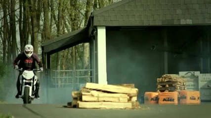 Rok Bagoros - picking up the Ktm 690 Stunt Duke - The beginning