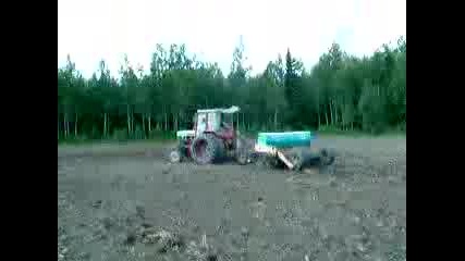 Сеитба с трактор Беларус 825
