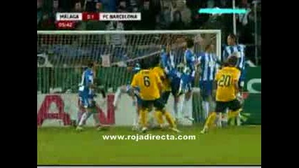 Малага - Барселона 1:4 (01.11.08) (0:1)