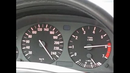 Bmw 540i E39 Acceleration 0-250 km/h