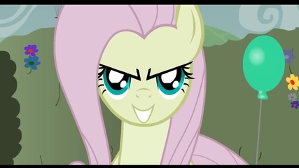 Fluttershy gets Beebeeped in the maze.