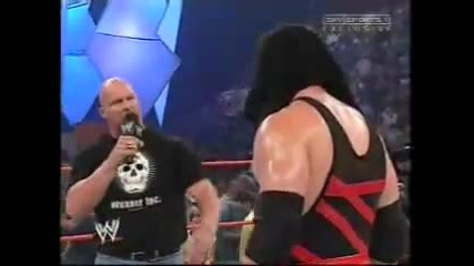 Wwe Kane Sends Austin to Hell