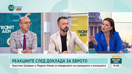 Реакциите на коалиции и опозиция след приемането на еврото