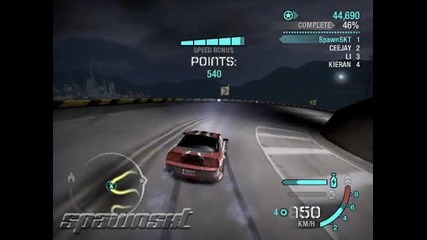 Need For Speed Carbon Spawn Skt Dirft With 240 Sx