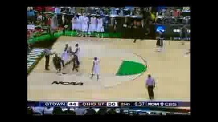 Greg Oden Just Misses A Monster