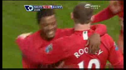 Manutd 1 - 0 Blackburn - Rooney