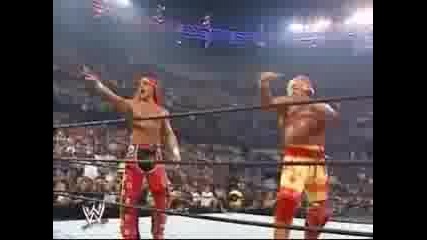 Shawn Michaels,  John Cena & Hulk Hogan vs Tyson Tomko,  Christian & Chris Jericho 2/2 част