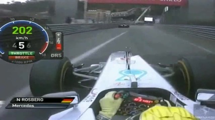 Формула1 - Гп на Монако - Race Onboard 2012 - Част 11 [ 11 ]