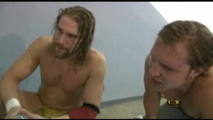 Jon Moxley ( Dean Ambrose ) The Champ confronts Hero