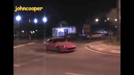 Дрифт на Кръгово с Honda S2000