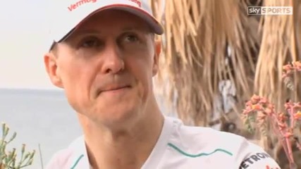 Sky Sports F1 2012 - интервю с Михаел Шумахер преди Гп на Австралия