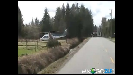 Фал със спасителен хеликоптер