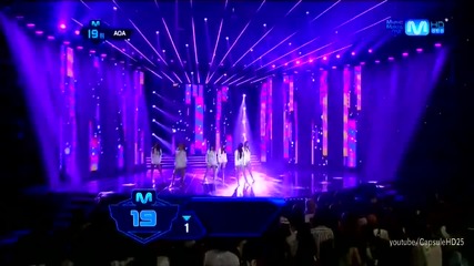 (hd) Aoa - Elvis ~ M Countdown (23.08.2012)