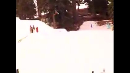 Snowboarding - Mountain High Triple Air