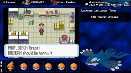 Pokemon Sapphire - Епизод 1 (a New Adventure Begins)
