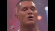 Randy Orton Perfect Dropkick To Triple H
