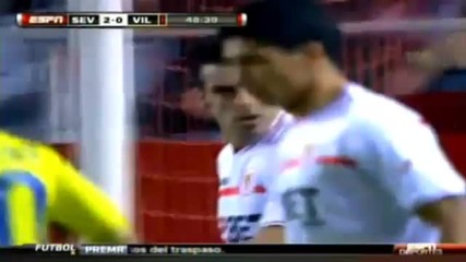 Севиля 3 - 0 Виляреал (всички голове)