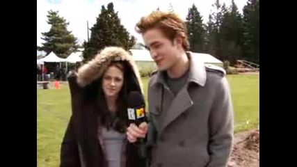 Mtv Kristen Stewart & Robert Pattinson Interview Part 1.