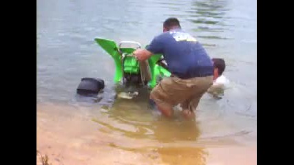 atv water skipping