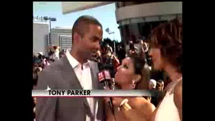 2008 Emmys Tony Parker & Eva Longoria Parker