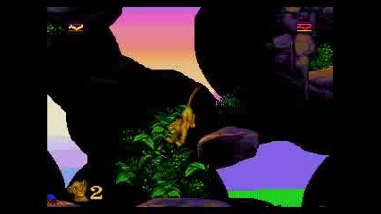 The Lion King First Level Sega