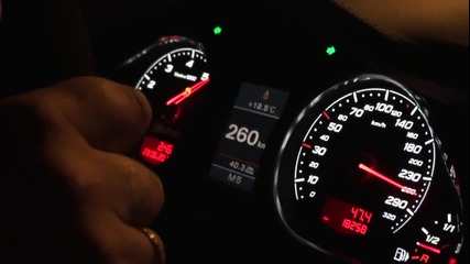 Audi Rs6 Evotech 750 hp The maximum speed 332 km 