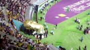 „Сгъването“ на трофея на Мондиал 2022