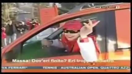 Kimi Raikkonen and Felipe Massa Funny :d 