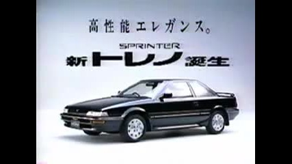 Toyota Sprinter Trueno Ae92 реклама 