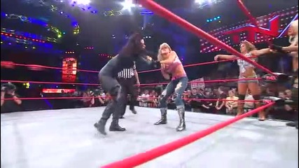 Tna Impact Mickie James, Angelina Love and Velvet Sky vs Tara, Madison Rayne and Sarita