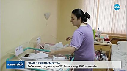 СПАД В РАЖДАЕМОСТТА: 5000 по-малко бебета през 2017-а