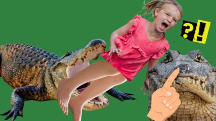 🐊👧🌟 10-годишното момиче се спаси от алигатор с умен трик! 😱