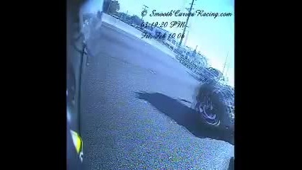 Motorcycle Accident Caugh on Helmet Cam