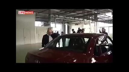 Lada Granta пали от 5-и път,тества Путин