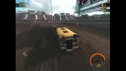 Flatout Ultimate Carnage - Crash Alley - Schoolbus