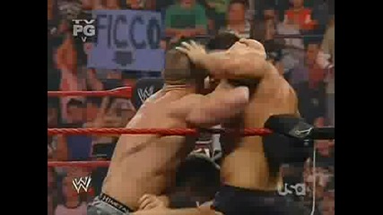 Raw 18.08.08 John Cena Vs Simply Priceless 1/2