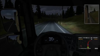 Euro Truck Simulator 2 - геймплей епизод [6] Яка музика,вечер,говорене в skype ?