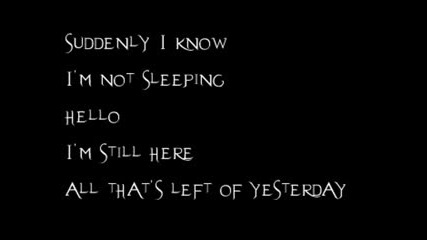 Evanescence - Karaoke - Hello - Fallen