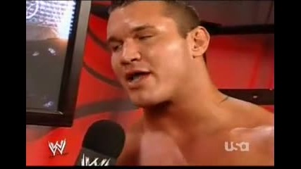 Wwe Raw 2006.10.2 Randy Orton interview
