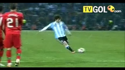 Аржентина – Португалия 2:1 голове на Меси, Роналдо и Ди Мария 09.02.2011 