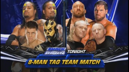 Братята Роудс и Усос с-у Райбаксел и The New Age Outlaws (по-късно в шоуто) / Разбиване 14.02.14 г..