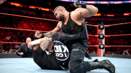 The Authors of Pain debut on Raw against Heath Slater & Rhyno: Raw April 9, 2018