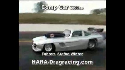 Dragster Mercedes 300 sl Gullwing